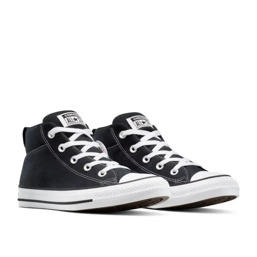 Converse Adult Street Mid Sneaker-Black